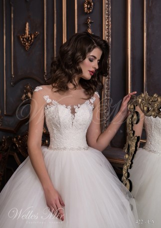 Wedding dress with lace corset-2